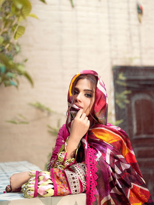 Amber - Maryam Hussain Luxury Lawn 2023 - Shahana Collection UK