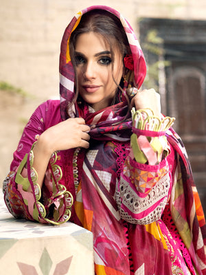 Amber - Maryam Hussain Luxury Lawn 2023 - Shahana Collection UK