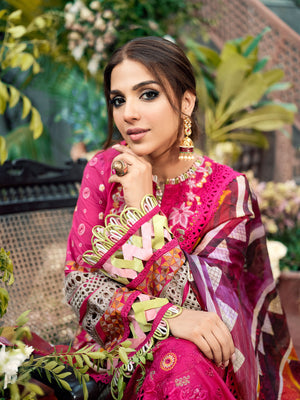 Amber - Maryam Hussain Luxury Lawn 2023 - Shahana Collection UK