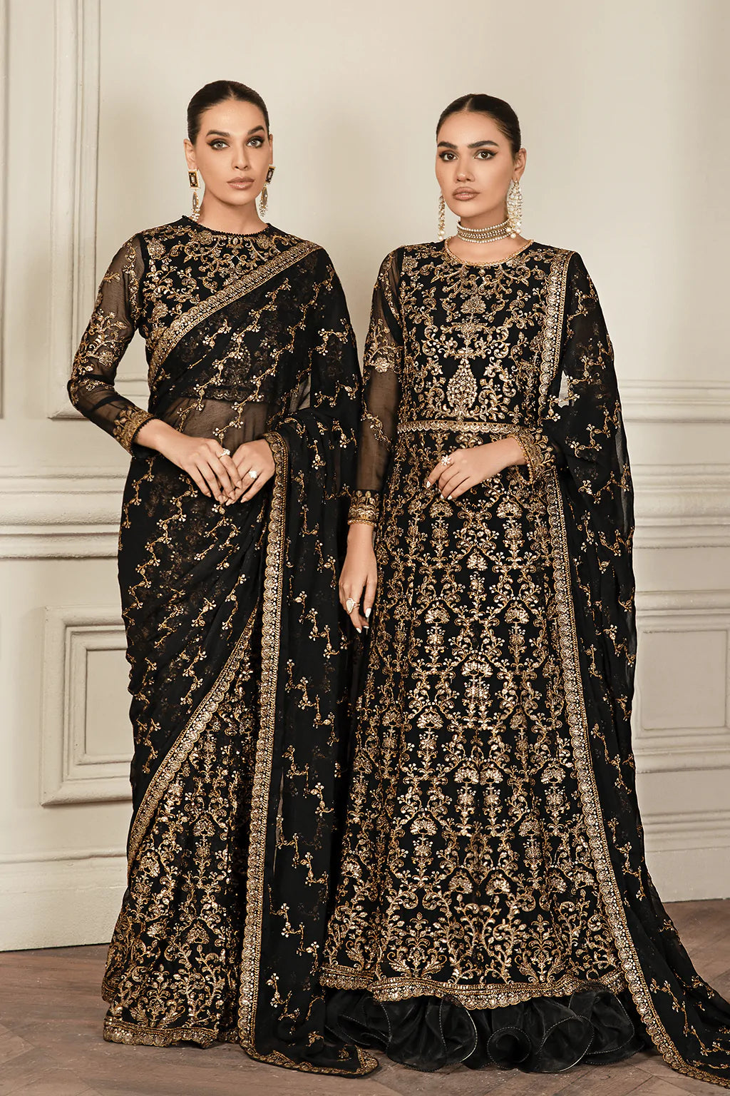 Black Ruby - Mehroze Luxury Formal by Zarif - Black Ruby - Mehroze Luxury Formal by Zarif - Shahana Collection