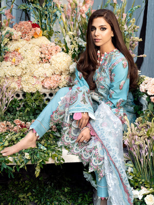 Crystal - Maryam Hussain Luxury Lawn 2023 - Shahana Collection UK