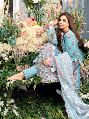 Crystal - Maryam Hussain Luxury Lawn 2023 - Shahana Collection UK