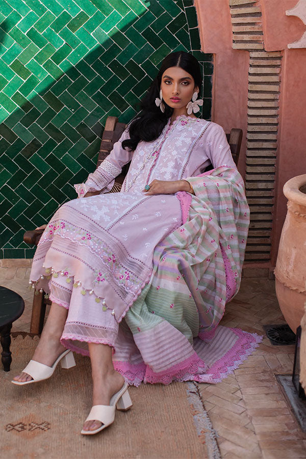  FTA - 14 - Setti Blush - Kesh - Lawn Collection'23 - Farah Talib Aziz - Shahana Collection UK