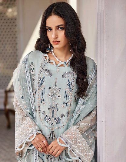 NF - 202 - Nafasat - Edit 2 - Premium Chiffon by Emaan Adeel - Shahana Collection Uk