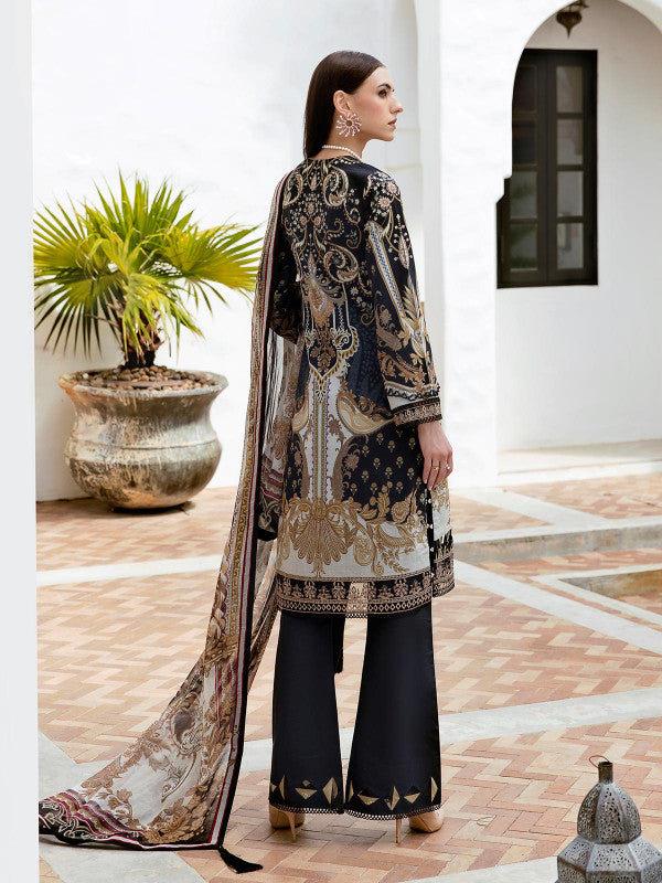  Naira - D#09 - Digital Printed and Embroidered Lawn - Vol 1 - Gulaal SS'23 - Shahana Collection UK