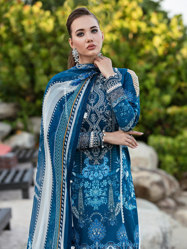 Alara - D#06 - Digital Printed and Embroidered Lawn - Vol 1 - Gulaal SS'23 - Shahana Collection UK