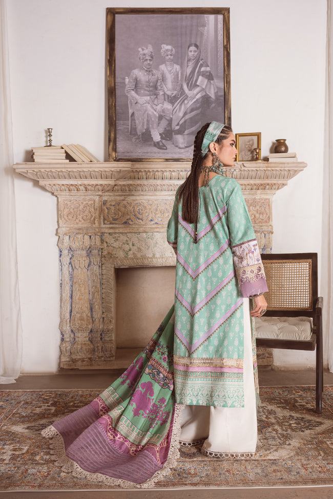 Afrozeh-SKL- 12 - Kinaar Lawn Collection 2023 - Shiza Hassan - Shahana Collection UK - Shiza Hassan in UK - Eid 2023