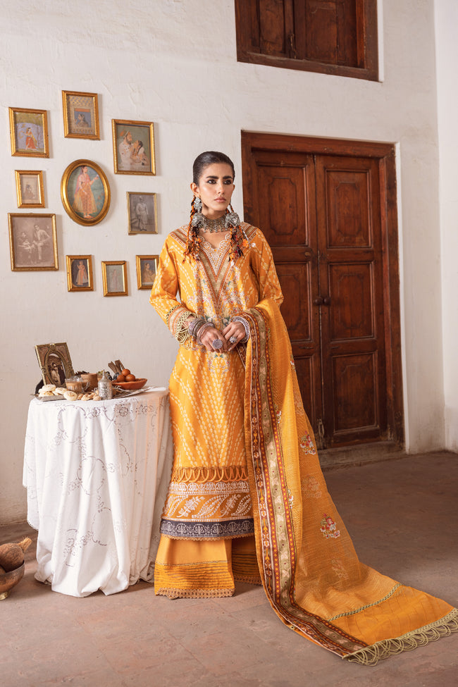  Kantha -SKL-04 - Kinaar Lawn Collection 2023 - Shiza Hassan - Shahana Collection UK - Shiza Hassan in UK - Eid 2023