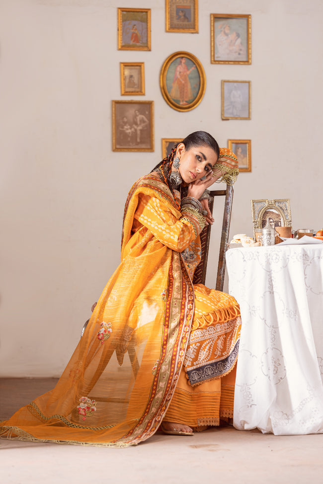  Kantha -SKL-04 - Kinaar Lawn Collection 2023 - Shiza Hassan - Shahana Collection UK - Shiza Hassan in UK - Eid 2023