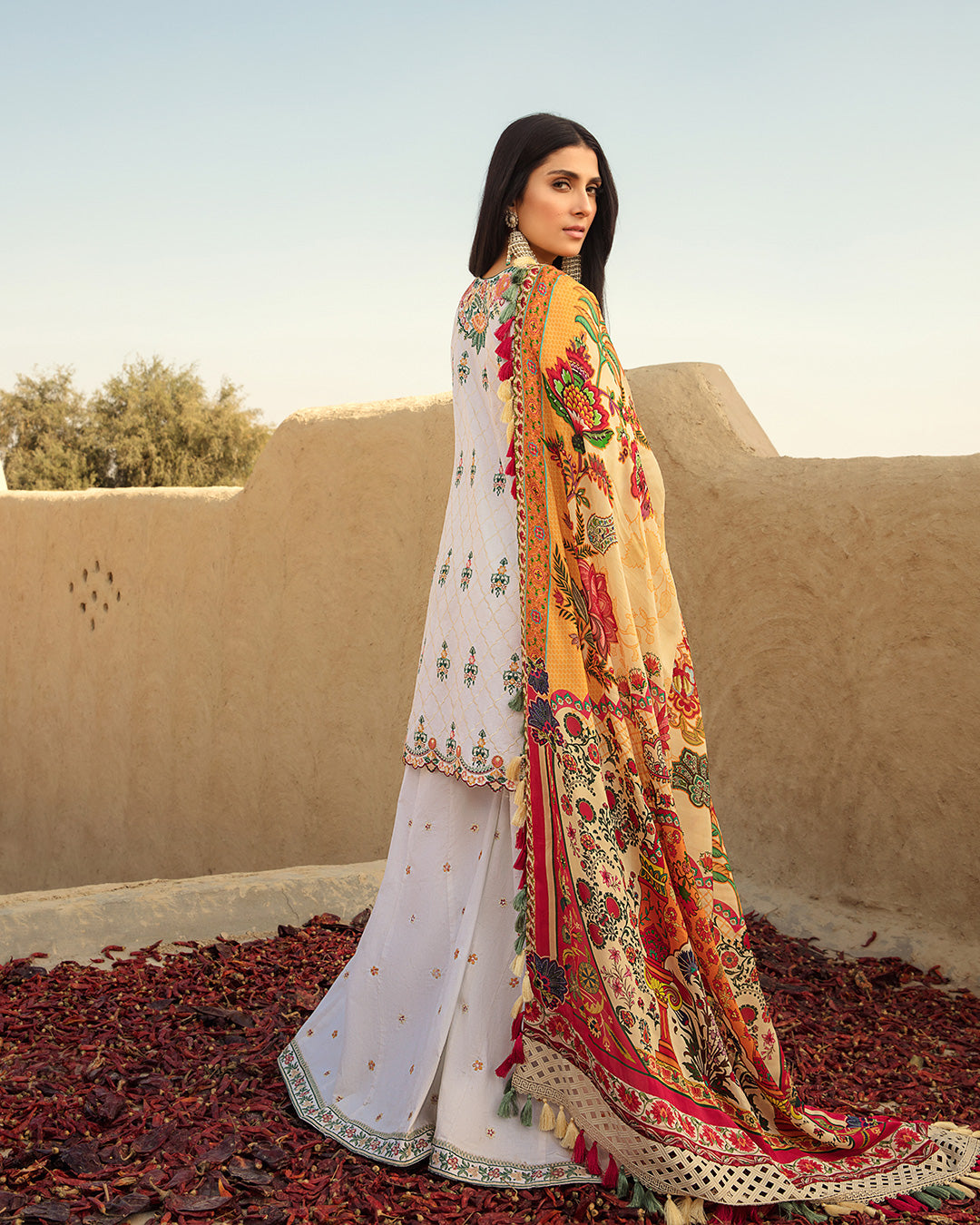 Keya - Lyle - Luxury Lawn'23 - Faiza Saqlain - Shahana Collection UK