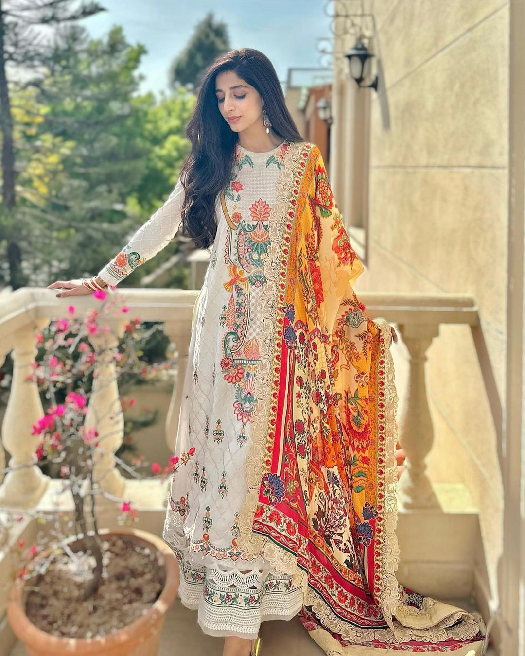 Keya - Lyle - Luxury Lawn'23 - Faiza Saqlain - Shahana Collection UK