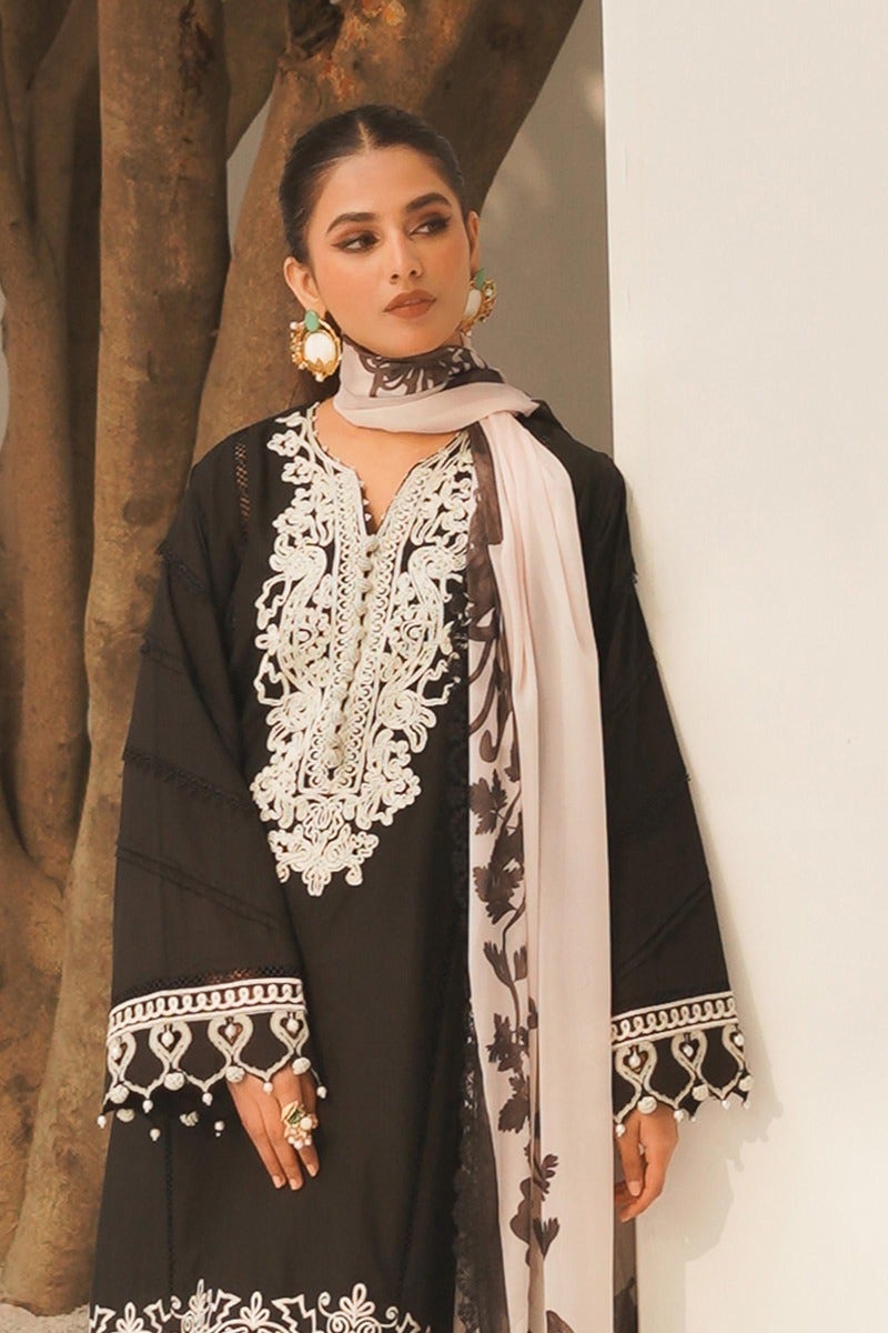 KU M231-003A-CH - Sana Safinaz - Muzlin Vol 1 - Spring Summer - Shahana Collection Uk 