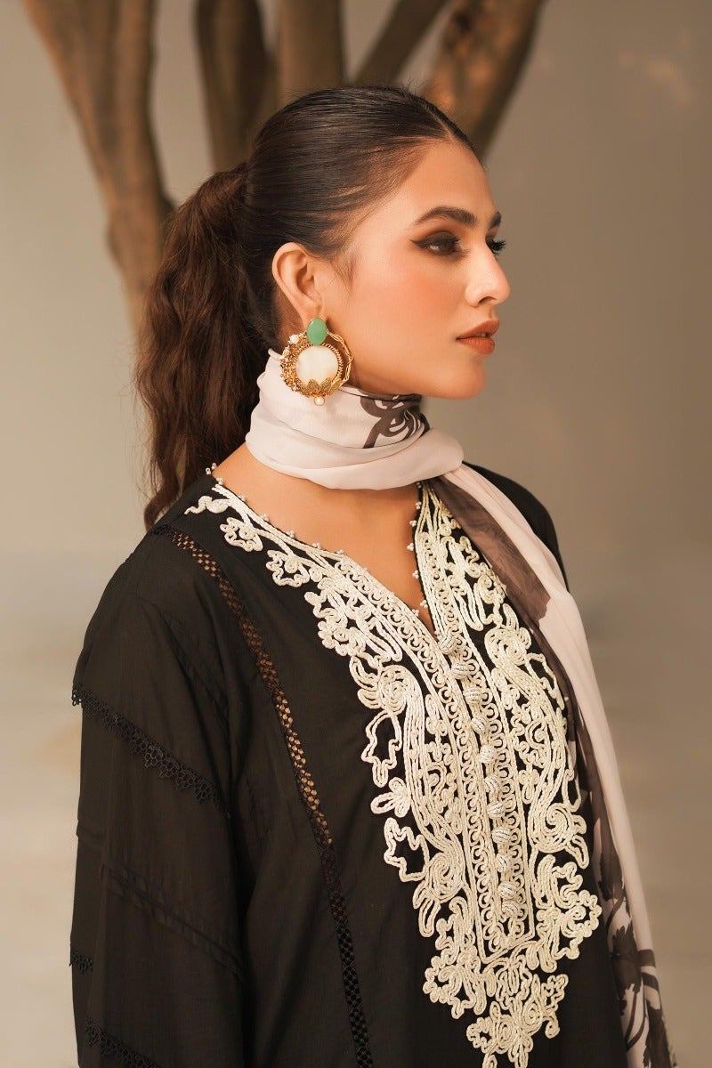 KU M231-003A-CH - Sana Safinaz - Muzlin Vol 1 - Spring Summer - Shahana Collection Uk 