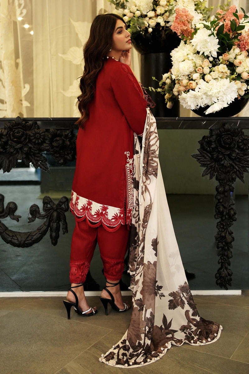 KU M231-003B-CH - Sana Safinaz - Muzlin Vol 1 - Spring Summer - Shahana Collection Uk 