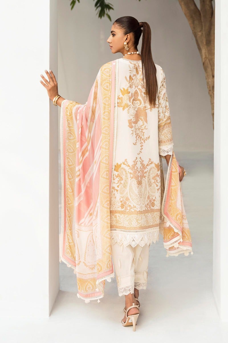 KU M231-007B-CH - Sana Safinaz - Muzlin Vol 1 - Spring Summer - Shahana Collection Uk 