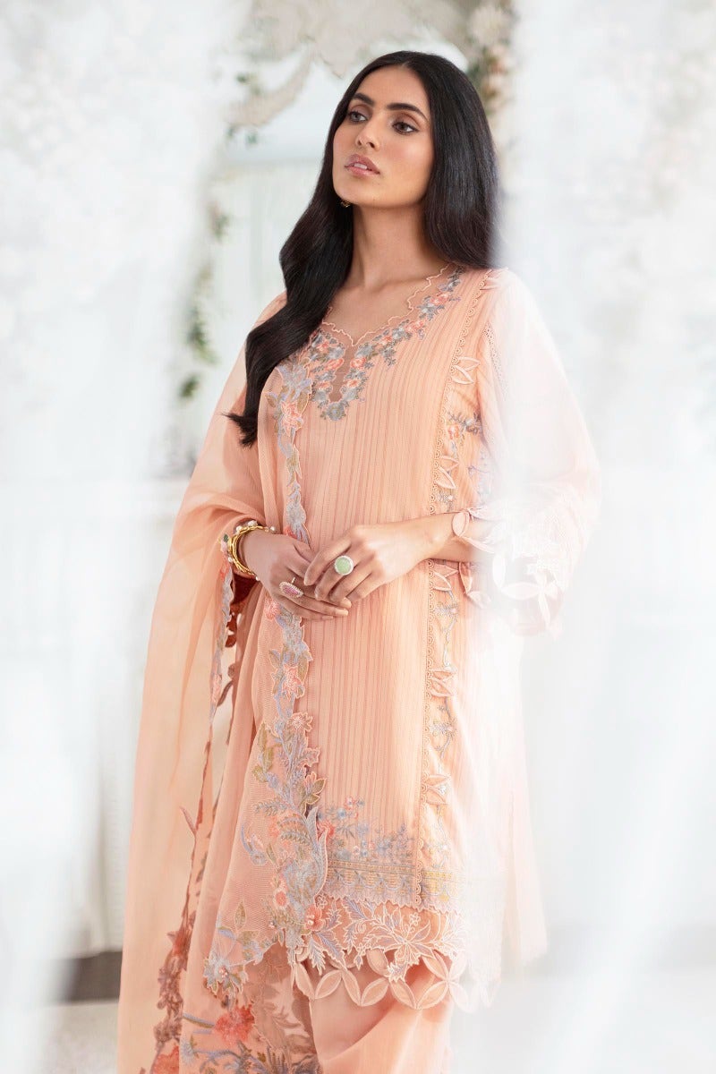 KU M231-013B-CH - Sana Safinaz - Muzlin Vol 1 - Spring Summer - Shahana Collection Uk 