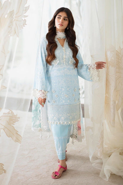 KU M231-017B-CH - Sana Safinaz - Muzlin Vol 1 - Spring Summer - Shahana Collection Uk 