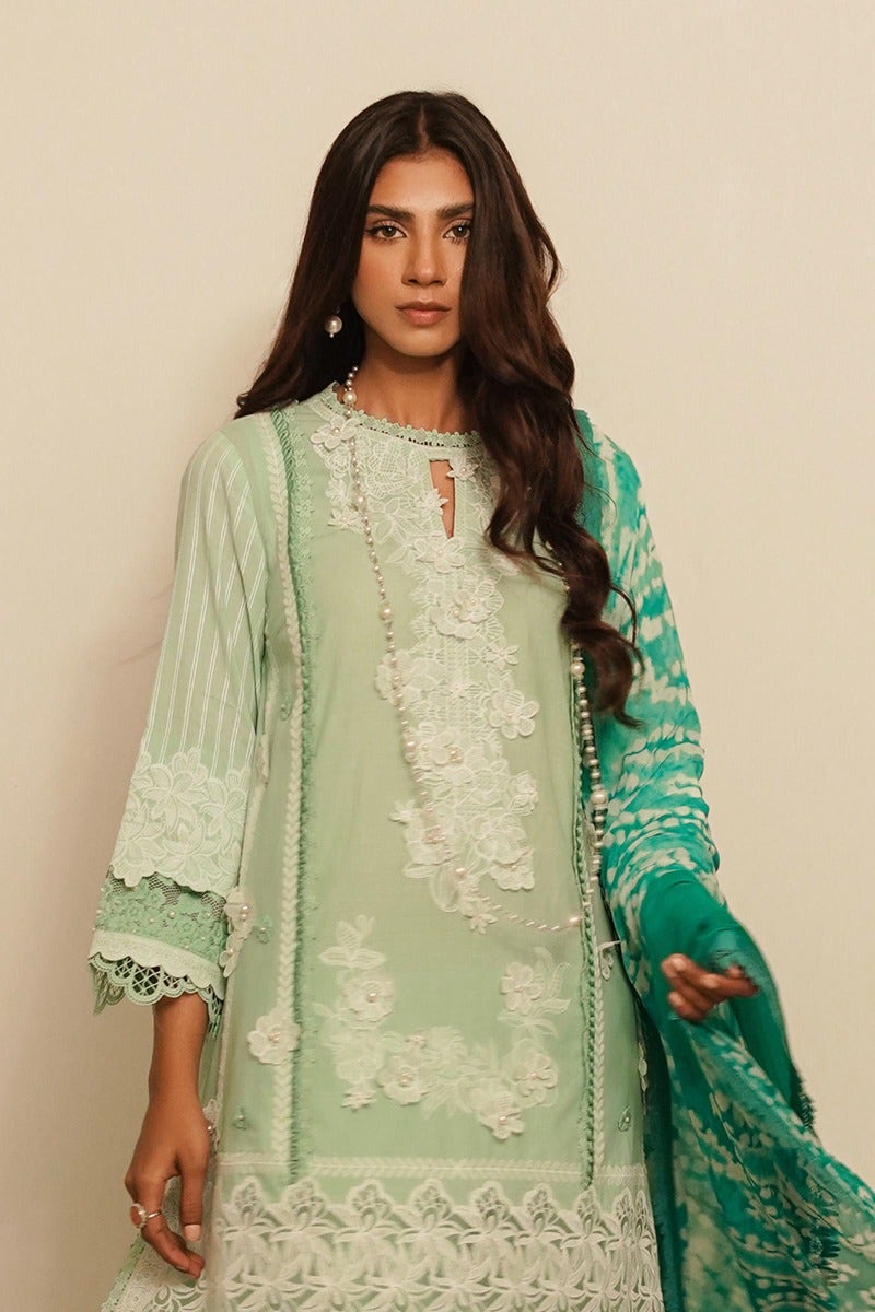 KU M231-020B-CH - Sana Safinaz - Muzlin Vol 1 - Spring Summer - Shahana Collection Uk 