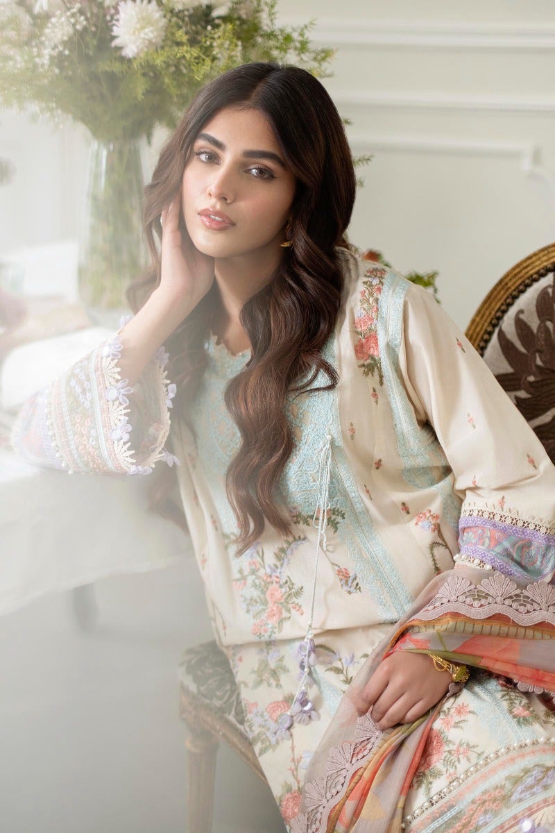 KU M231-024A-CH - Sana Safinaz - Muzlin Vol 1 - Spring Summer - Shahana Collection Uk 