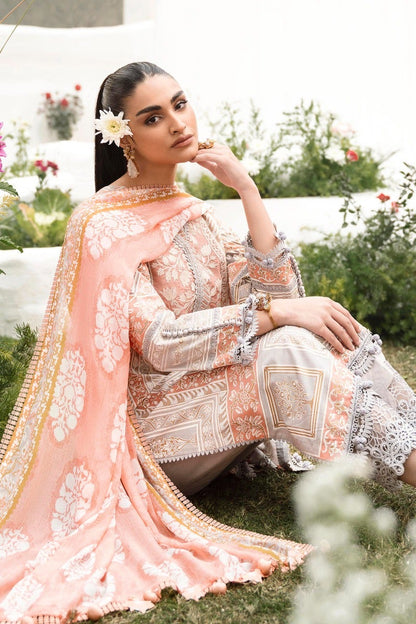 KU M231-025A-CH - Sana Safinaz - Muzlin Vol 1 - Spring Summer - Shahana Collection Uk 