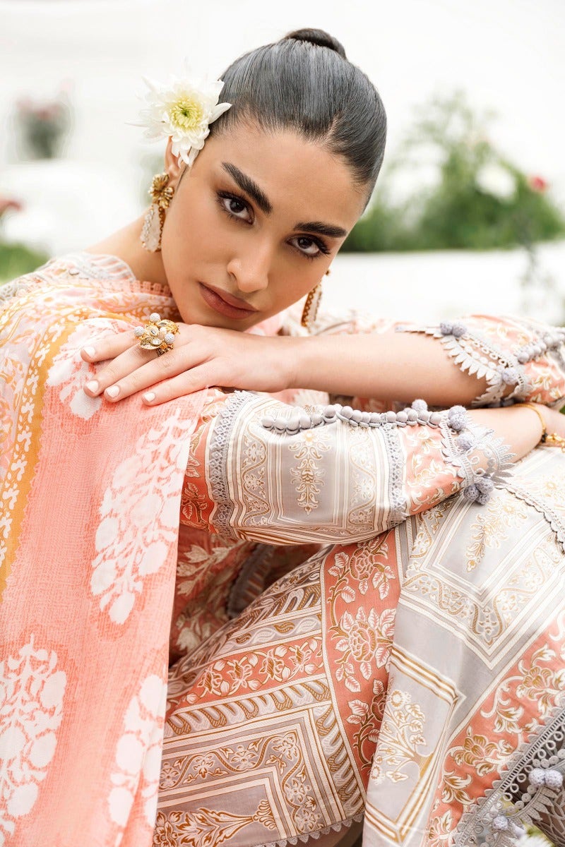 KU M231-025A-CH - Sana Safinaz - Muzlin Vol 1 - Spring Summer - Shahana Collection Uk 