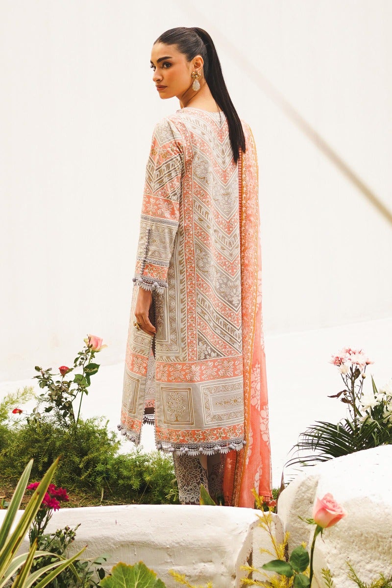 KU M231-025A-CH - Sana Safinaz - Muzlin Vol 1 - Spring Summer - Shahana Collection Uk 