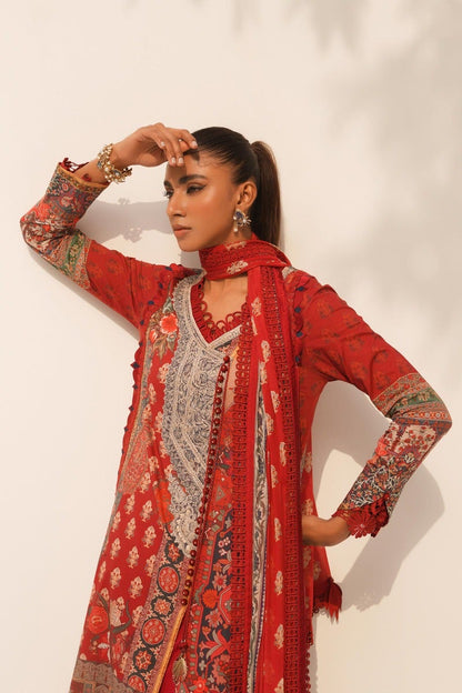 KU M231-027A-CH - Sana Safinaz - Muzlin Vol 1 - Spring Summer - Shahana Collection Uk 