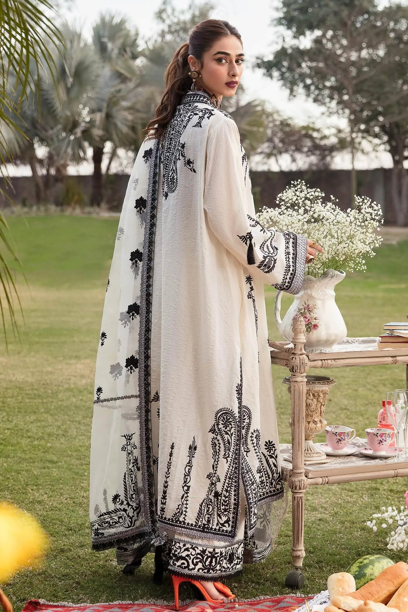  Royal Legacy - "The Grand Celebration" - Luxury Lawn'23 - Nilofer Shahid - Shahana Collection UK